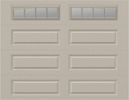 9x7 - Long with glass Arched Stockbridge Long - Clear  With glass Long - Almond