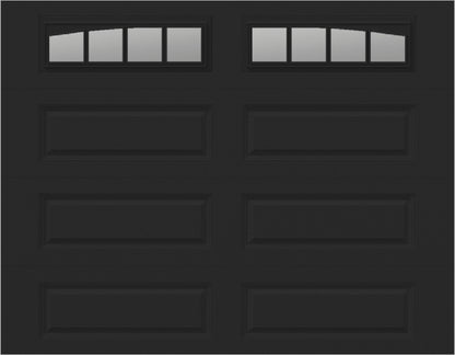 9x7 -  Long with glass Arched Stockbridge Long - Clear  With glass Long - Black