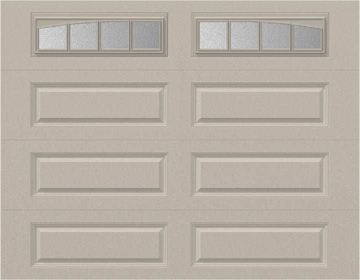 9x7 - Arched Stockton Long - ObscureWith glass Long - Almond