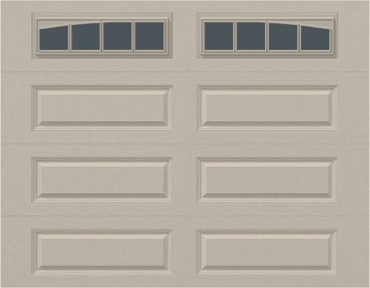 9x7 - Arched Stockbridge Long - Tinted With glass Long - Almond