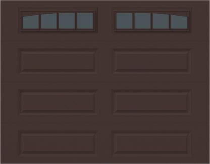 9x7 -  Arched Stockbridge Long - Tinted With glass Long - Brown