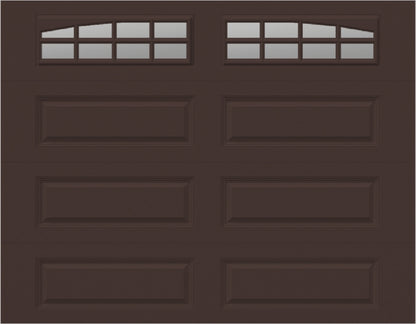 9x7 -  Arched Stockton Long - Clear  With glass Long - Brown