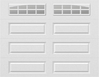 9x7 -  Arched Stockton Long - Clear  With glass Long - White