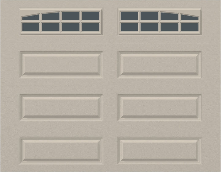 9x7 - Arched Stockton Long - TintedWith glass Long - Almond