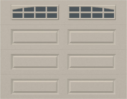 9x7 - Arched Stockton Long - TintedWith glass Long - Almond