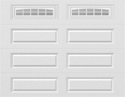 9x7 -  Cascade - Clear  With glass Long - White