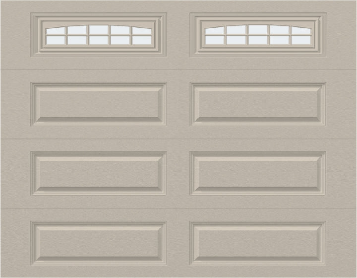 9x7 - Cascade - Frosted  With glass Long - Almond