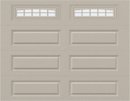 9x7 - Cascade - Frosted  With glass Long - Almond