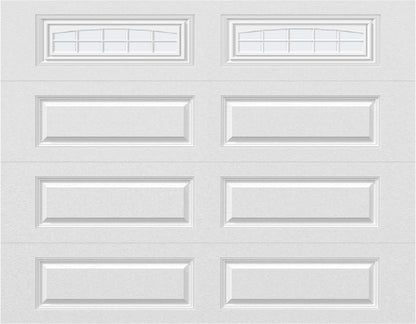 9x7 -  Cascade - Frosted  With glass Long - White