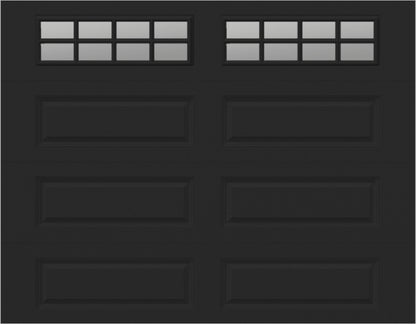 9x7 - Clear -  Stockton With glass Long - Black.