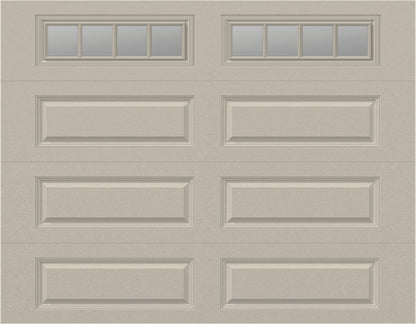 9x7 - Straight Stockbridge Long - Clear  With glass Long - Almond