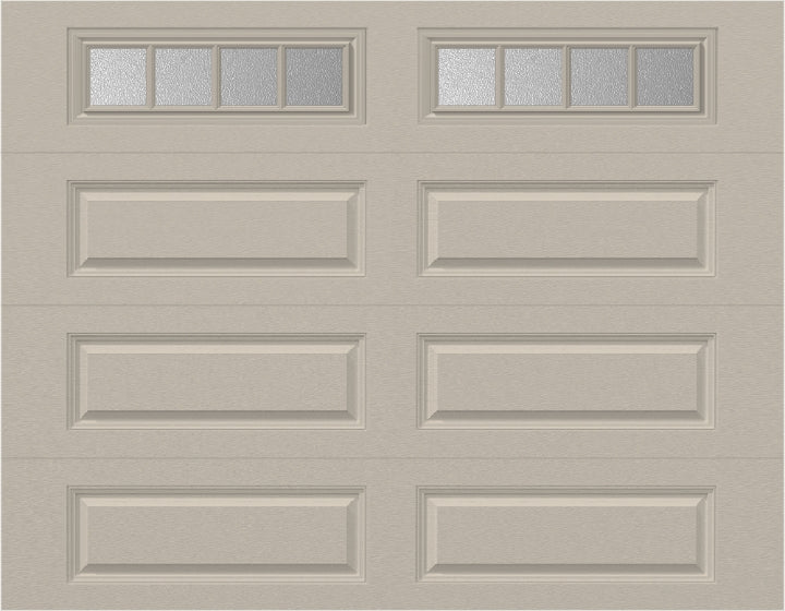 9x7 - Straight Stockbridge Long - Obscure With glass Long - Almond