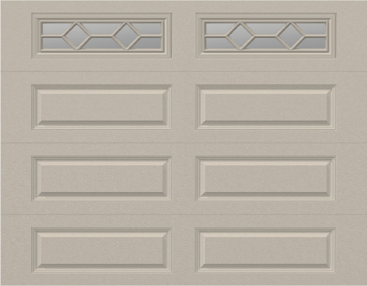 9x7 - Sunburst - Clear With glass - Almond 