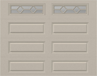 9x7 - Sunburst - Clear With glass - Almond 