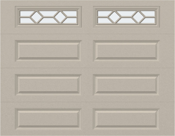 9x7 - Waterton Long 1 - Frosted -  With glass Long - Almond