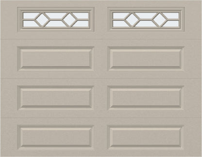 9x7 - Waterton Long 1 - Frosted -  With glass Long - Almond