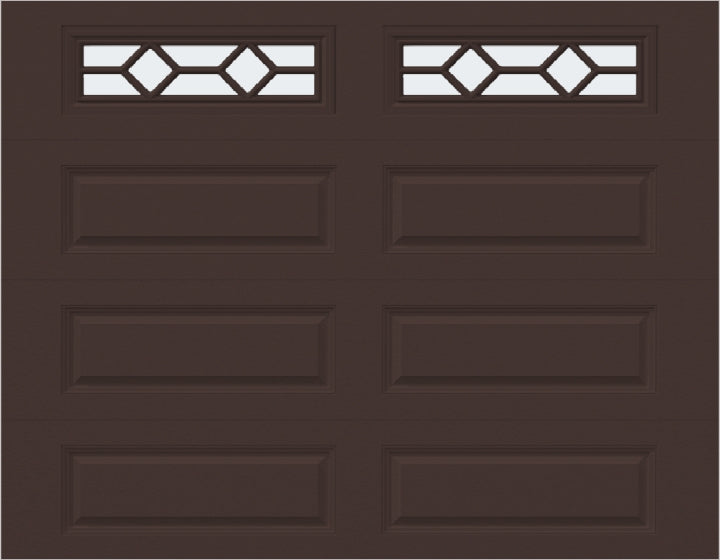 9x7 -  Waterton Long 1 - Frosted -  With glass Long - Brown