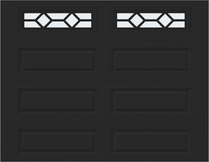 9x7 -  Waterton Long 1 - Frosted -   With glass Long - Black