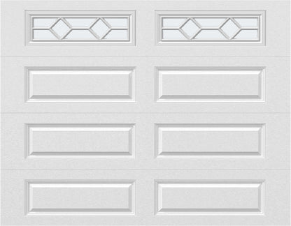 9x7 -  Waterton Long 1 - Frosted - With glass Long - White