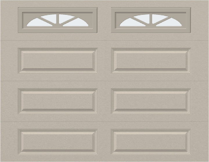 9x7 -  Waterton Long 2 - Frosted -  With glass Long - Almond