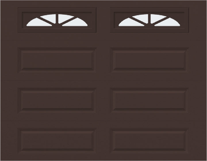 9x7 -  Waterton Long 2 - Frosted -  With glass Long - Brown