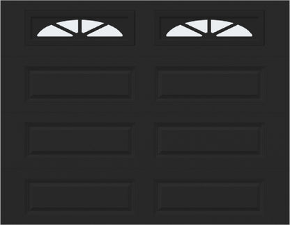 9x7 -  Waterton Long 2 - Frosted -   With glass Long - Black