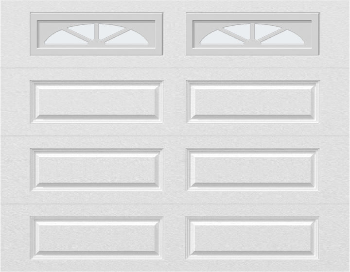 9x7 -  Waterton Long 2 - Frosted - With glass Long - White