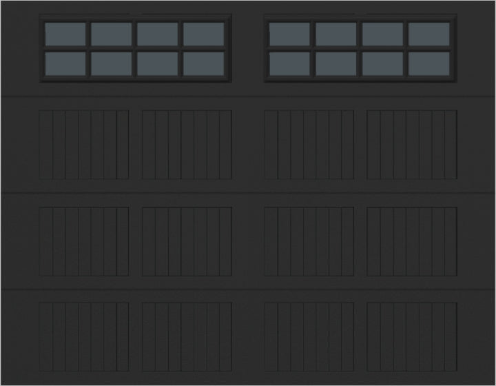 9x7 -  Tinted- Stockton With glass - Black