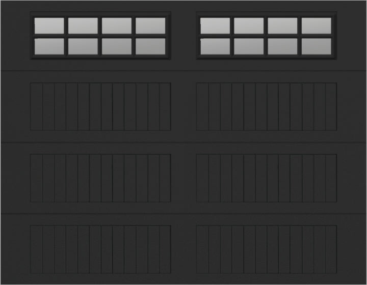 9x7 - Clear -  Stockton With glass Long - Black