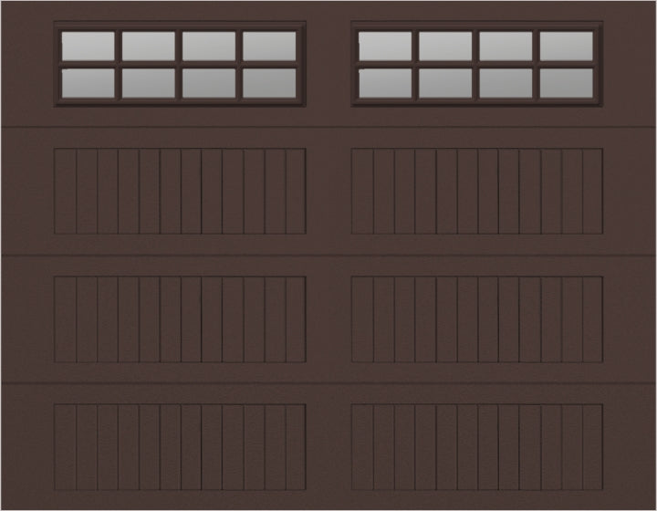 9x7 - Clear -  Stockton With glass Long - Brown