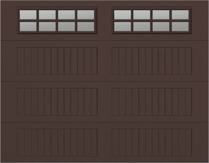 9x7 - Clear -  Stockton With glass Long - Brown