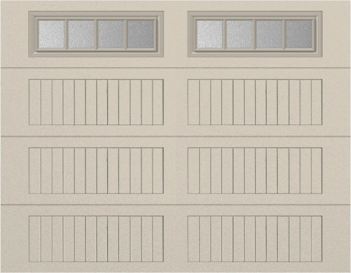 9x7 - Straight Stockbridge Long - Obscure With glass Long - Almond