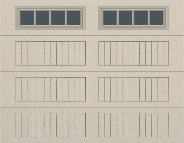 9x7 - Straight Stockbridge Long - Tinted   With glass Long - Almond