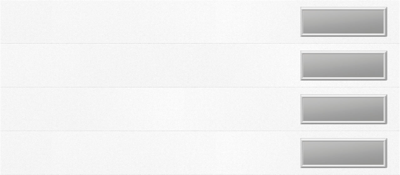 9'x7' Window - Skyflush Right - White - Clear