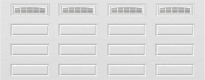 18x7 -  Cascade - Clear  With glass Long - White