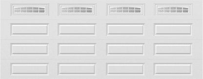 18x7 -  Cascade - Obscure  With glass Long - White