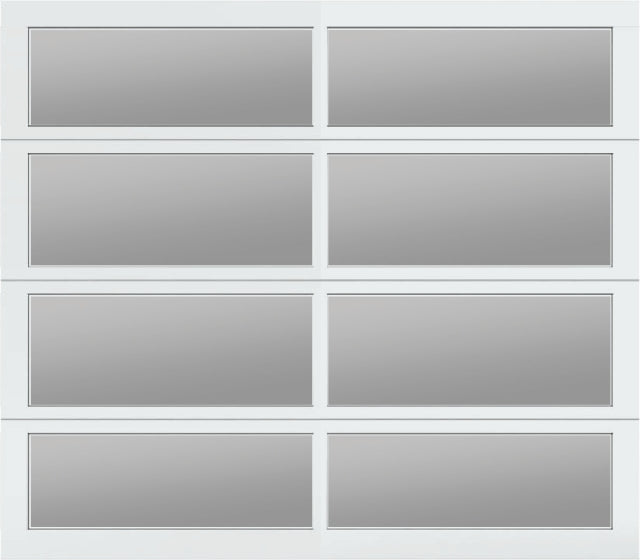 8'x7' Window - Aluminum - White - Clear