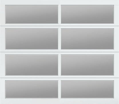 8'x7' Window - Aluminum - White - Clear