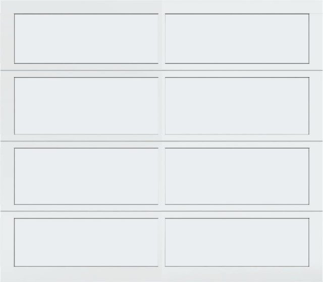 8'x7' Window - Aluminum - White - Frosted