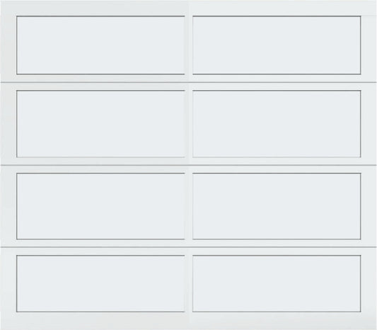 8'x7' Window - Aluminum - White - Frosted