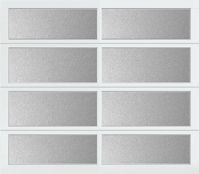 8'x7' Window - Aluminum - White - Obscure