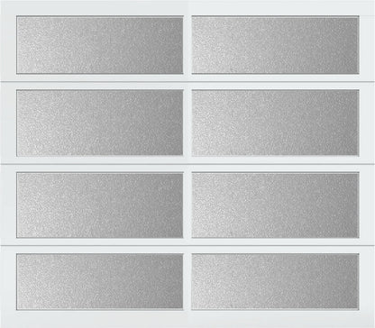 8'x7' Window - Aluminum - White - Obscure