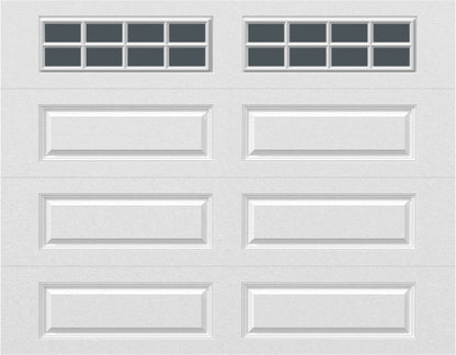 9x7 -  Tinted- Long Stockton With glass - White