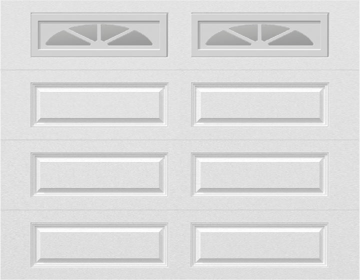 9x7 -  Waterton Long 2  - Clear  - With glass Long - White