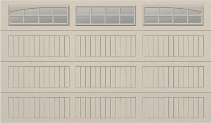 12x7 - Arched Stockton Long - Clear  With glass Long - Almond