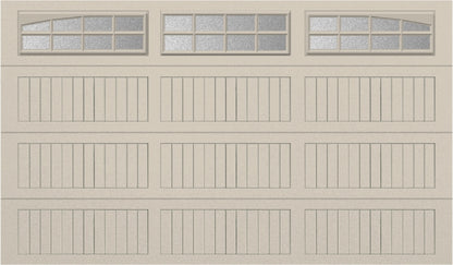 12x7 - Arched Stockton Long - ObscureWith glass Long - Almond