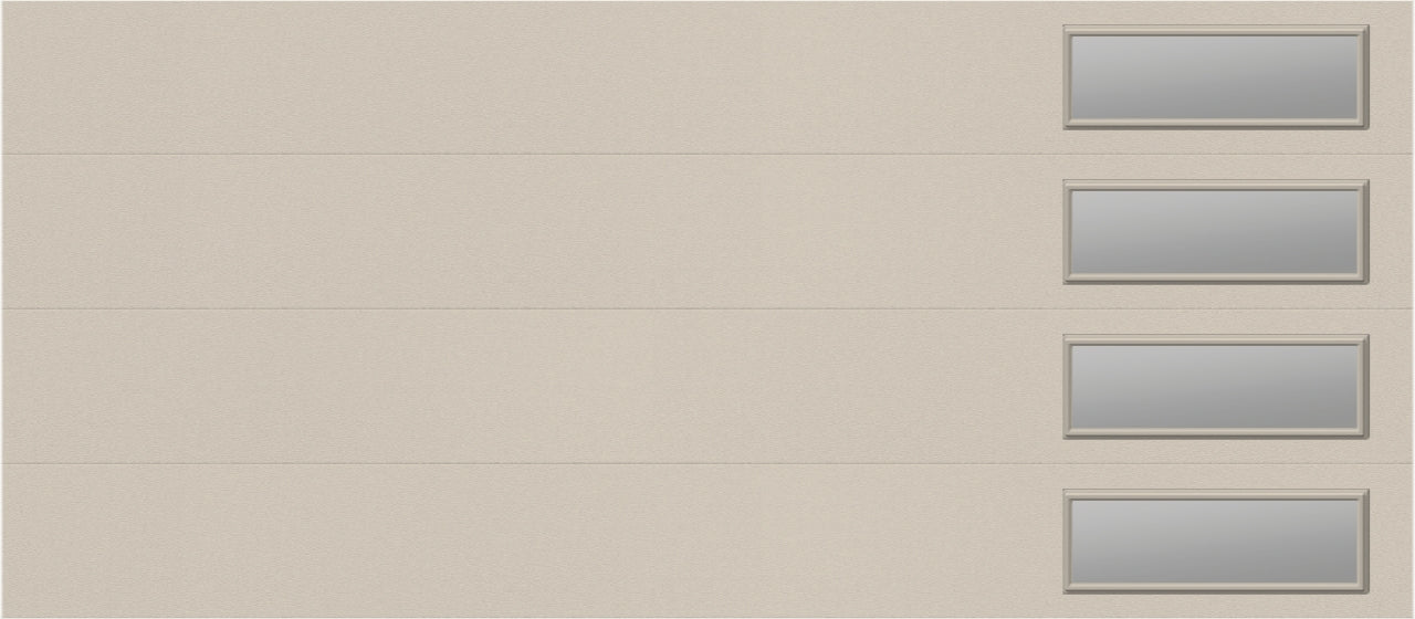 9'x7' Window - Skyflush Right - Almond - Clear