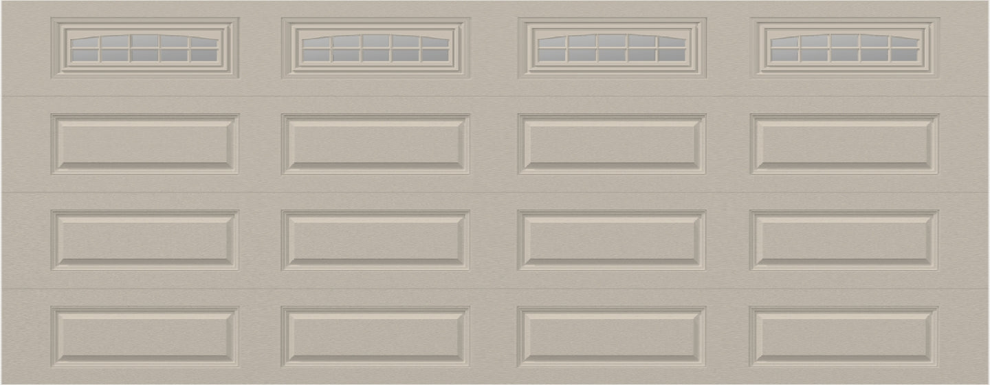 18x7 - Cascade - Clear  With glass Long - Almond