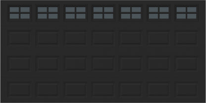 14x7 -  Tinted- Stockton With glass - Black