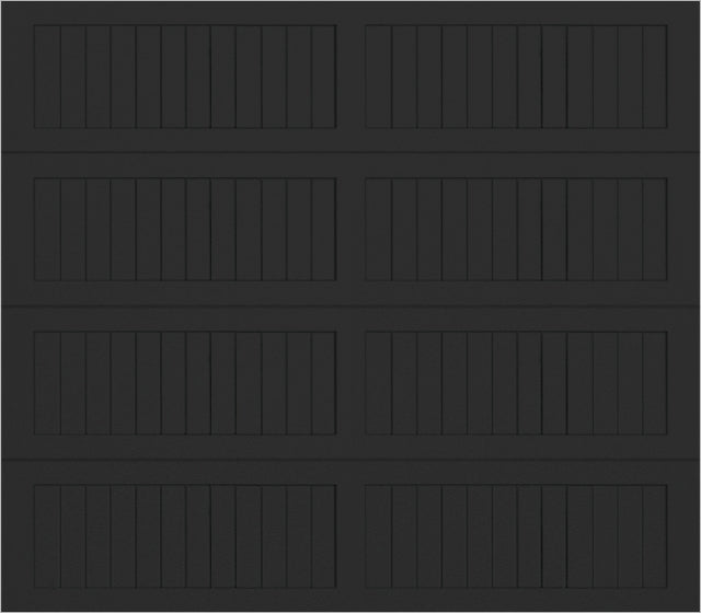 8x7 - No glass Long - Black